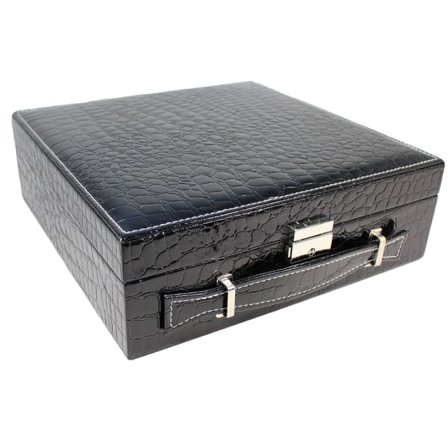 Complement Smyckeskrin Crocopräglat Skinn Dam Svart