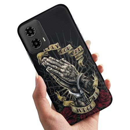 Motorola Moto G55 5G - Cover/Mobilcover Only God Can Judge Me