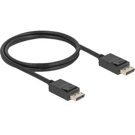 Delock DisplayPort Cable 16K @ 60Hz, 80 Gbps, 1m