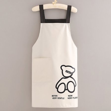 2-pak køkkenforklæde med 2 lommer Justerbart Hjemmelavet madlavningsforklæde