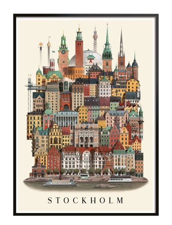 Martin Schwartz | Stockholm Small Poster | A3