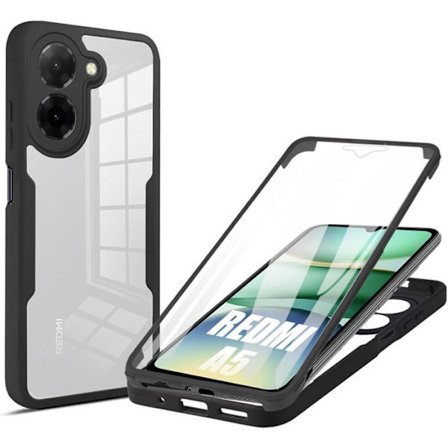 Cover til Xiaomi Redmi A5, Fuld Beskyttelse For og Bag Dobbeltsidet - Sort[GPA]