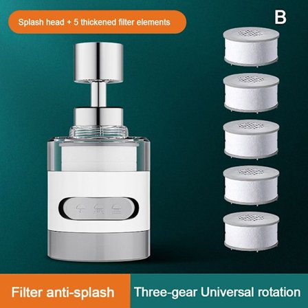 Keittiöhanan suutin Suihkusuodatin B B B
