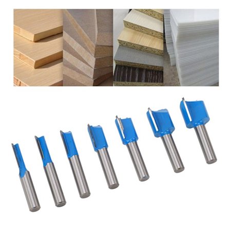 Svalehale fresestålsett 1/4" skaft wolframkarbidblader for sterke skjøter Effektivt trearbeid på MDF massive plater, skarpt slagfast