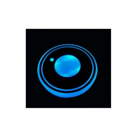 LED Bil Kopholder Lys, Lysende Bilunderlag til Kopholdere 7 Farveskiftende