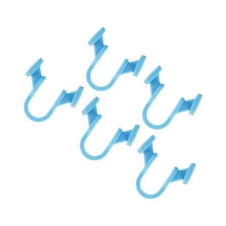 Justerbare anti-snorke næseklemmer for behagelig søvn, blød TPR, genanvendelig, 5 stk.