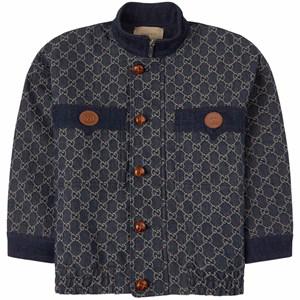 Kids - Gucci Blue Logo Denim Jacket 10 years - Coats and jackets - 10 years - Blue