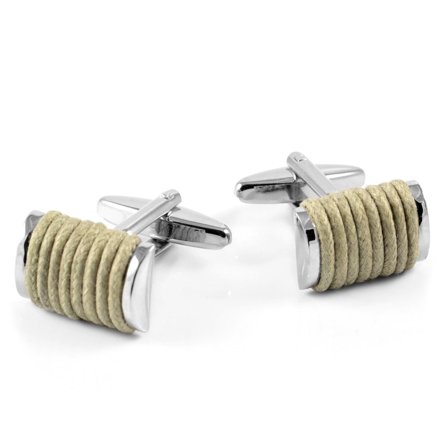 Sølvbelagte Mansjettknapper for menn