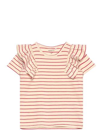 Nmfliana Ss Top Tops T-Kortærmet Skjorte Red Name It