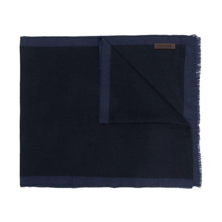 Z Zegna, Scarf Blauw, Heren, Maat:ONE Size