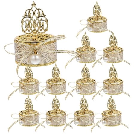 12 stk. Elegant Slikholder Slikopbevaringsbeholder Slikæske Chokoladeopbevaringsæske