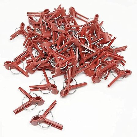 50 stk Podningsklemmer Gjenbrukbare Fikseringsringer Tomat Blomst