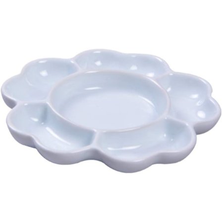 IC Porslinspalett Keramisk Blandningsskål Blommafärgpalett Vatten