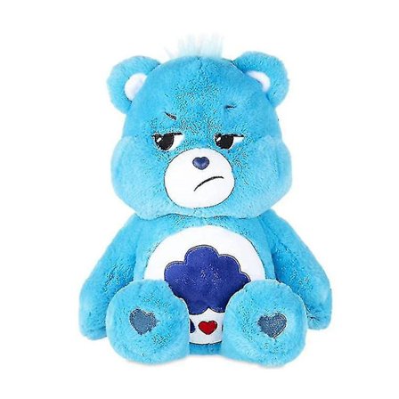 Blå otrevlig björn 20cm, barns leksak, söt nallebjörn lämplig för flickor och pojkar över 4 år present till män/kvinnor SXXJ