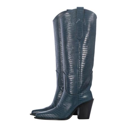 Toral ANA Blue Animal Print Stövlar blå, Dam, Dam, Storlek: 39 EU