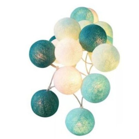 Bomullsboll Fe-ljus Batteridriven - 3M 20 LED Boll Fe-ljus