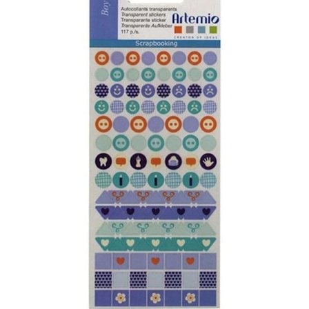 Pojke mini klistermärken