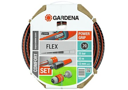 GARDENA HAGESLANGE COMFORT FLEX 1/2" 20M M/ SETT