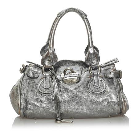 Chloé Pre-owned HandTas , Grijs , Dames , Maat: ONE Size Vintage Tassen