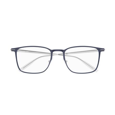 Montblanc, glasses Mb 0193O Niebieski, Mężczyzna, Rozmiar: ONE Size