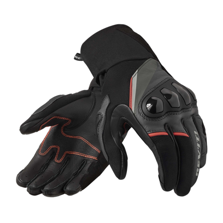 REV'IT! Motocyklové Rukavice Combustion Černá/Tmavá Šedá L