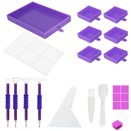 Diamond painting Kit Diamond painting LILA SET 2