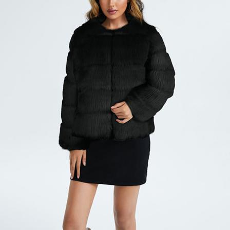 Kvinnor Enfärgad Kappa Långärmad Jacka