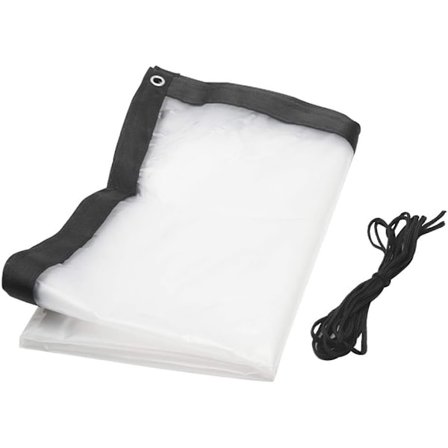 Vanntett Gjennomsiktig Presenning PE Hagepresenning Ark Filmstoff med/maljer og snor Kraftig/Anti-frost/Anti-UV/Vindtett Planteisolasjon