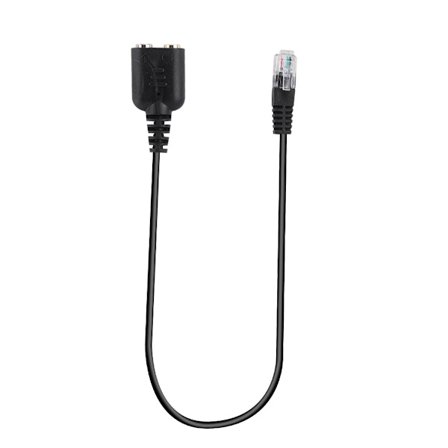 Dubbel 3,5 mm Jack till RJ9/RJ10 Telefon Headset Kabel för Cisco Office Adapter Kontaktkabel