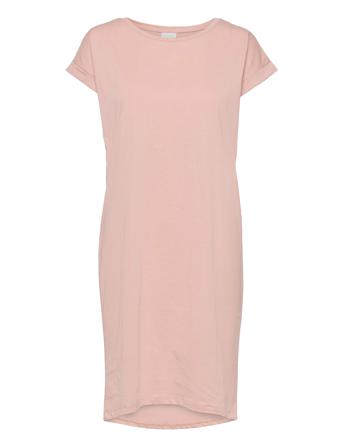 Vidreamers S/S Knee Dress /Su - Fav Polvipituinen Mekko Vaaleanpunainen Vila