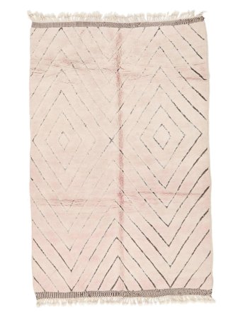 Berber Moroccan - Beni Ourain Modern Beige/Orange (Wool, Morocco)