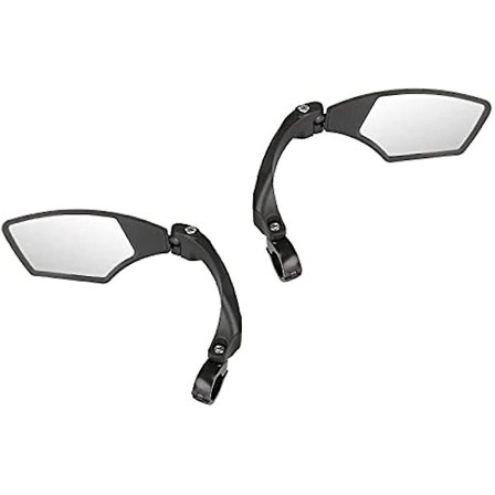 2 stk Sykkel Speil Sykkel Bak Speil 360 Justerbar Rotterbar Styre Konveks Speil