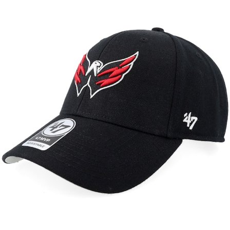47 Brand - NHL Svart adjustable Caps - Washington Capitals Mvp Black/Red Adjustable @ Hatstore