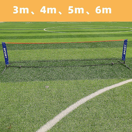 3m bärbar hopfällbar tennisnät badmintonnät