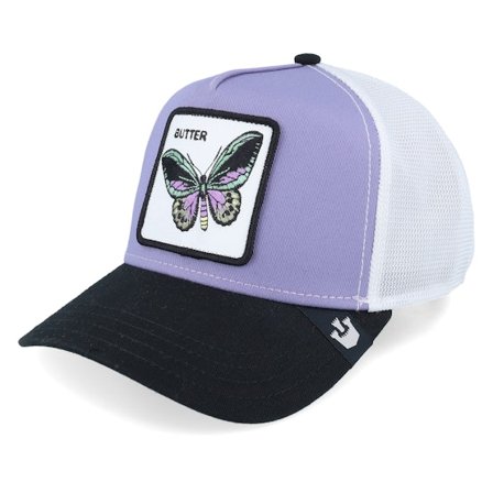 Goorin Bros. - Purple trucker Czapka Z Daszkiem - Premium Butterfly Lilac Trucker @ Hatstore