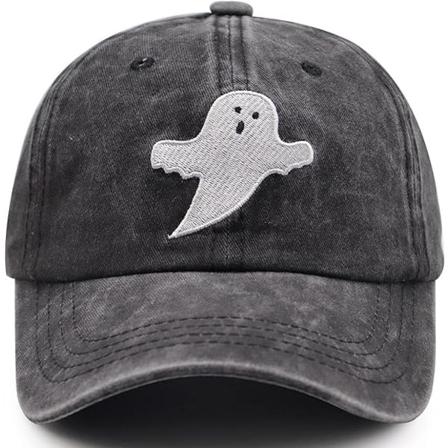 Halloween-hatt for damer og menn - Morsom, justerbar brodert baseballcaps