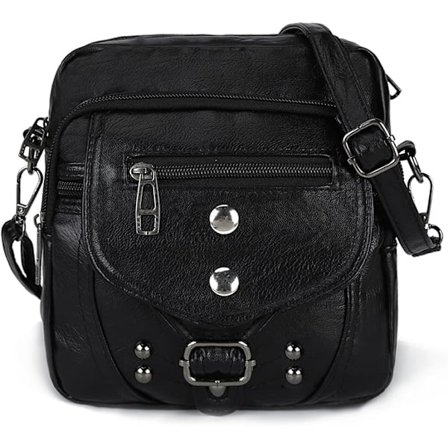 Crossbody-telefonvesker for kvinner, liten myk skinn kortholder lommebok håndvesker skulder vesker damer multifunksjonell pung veske