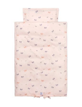 Vanilla Copenhagen Sengetøj - Baby - Butterfly - Pink - 70X 100CM/40X 45CM