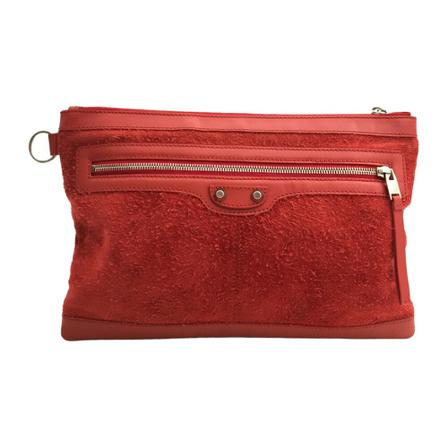 Balenciaga Vintage Pre-owned Clutches Rød, Herre Vintage Tasker, Størrelse: ONE Size