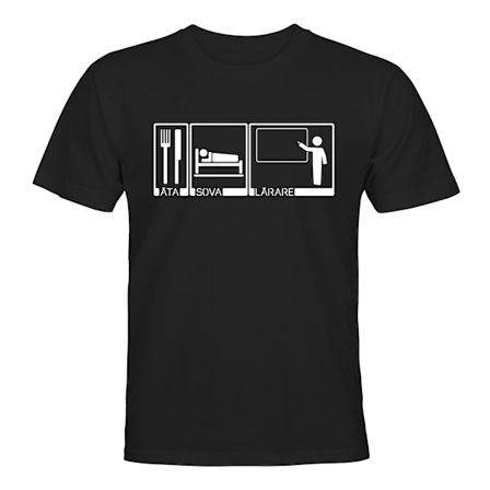 Syödä Nukkua Opettaja - T-PAITA - MIEHET