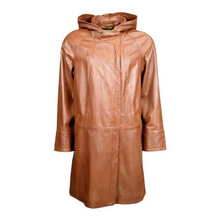 Levinsky P 14-10 - Lamb Malli Leather brun, Dam Läderjackor, Dam, Storlek: XL