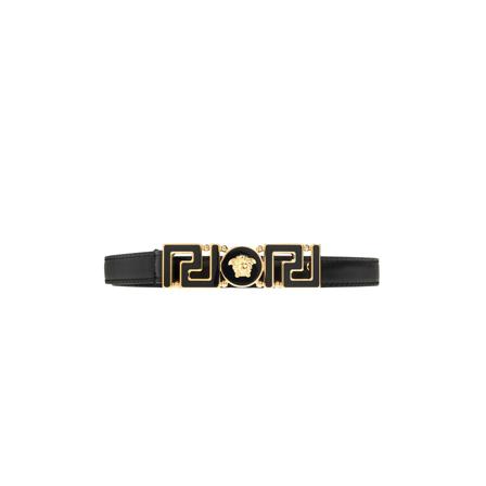 Versace, Belts Zwart, Dames, Maat:95 CM