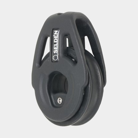 Bozzello singolo Seldén BBB 60, fisso, a sfere, si fissa con cima, adatto per cime Ø6 - 10 mm