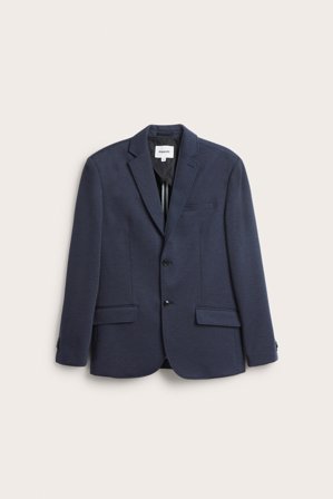 Kappahl | Enkeltkneppet jakke | Mørkeblå