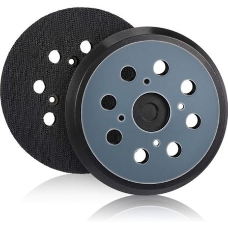 Deler 125mm 8 Hull Borrelås Orbital Erstatningsslipepute Slipebakplate (Blå)