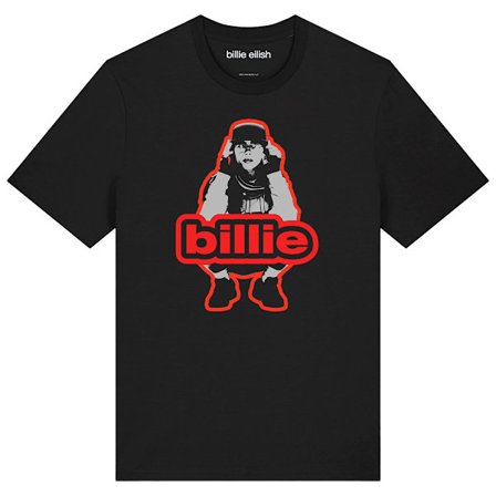 Amplified Unisex Vuxen Pre Tour Skate Billie Eilish T-Shirt M B