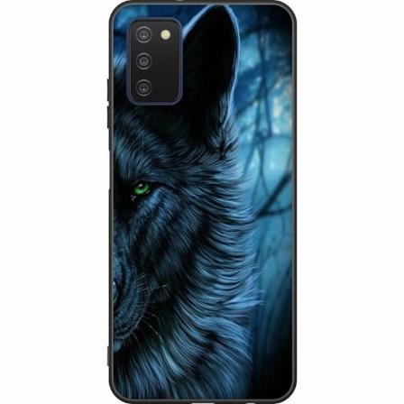 Samsung Galaxy A03s Svart Skal Wolf / Varg