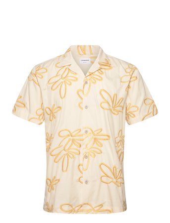 Lindbergh | Embroidered Cotton Shirt S/S | S