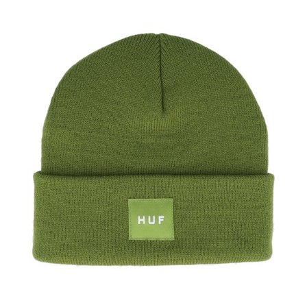 HUF - Grön cuff Beanie - Set Box Beanie Pesto Cuff @ Hatstore