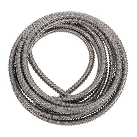 Administrasjonsrørhylse: Kabelbeskyttelseshylse i rustfritt stål - 5 mm fleksibelt rør for elektrisk ledningsadministrasjon i hjemmet og industri[D]